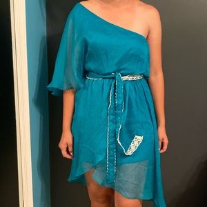 SEXY SUMMER TEAL DRESS
